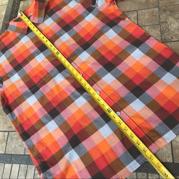 Vurt Button Up Checkered Long Sleeve Shirt XL - Picture 7 of 11